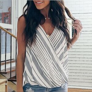 CAMISOLE DRAPED BLOUSE